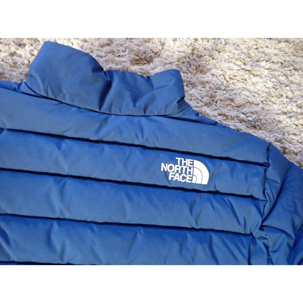 The North Face Puffer Jacket Boys XL 14/16 Blue Excellent 600 Down Insulated